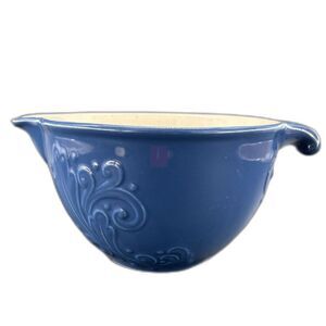VTG Pfaltzgraff, Weir In Your Kitchen Chicory Blue 9 1/2"x 4 1/2" Batter Bowl